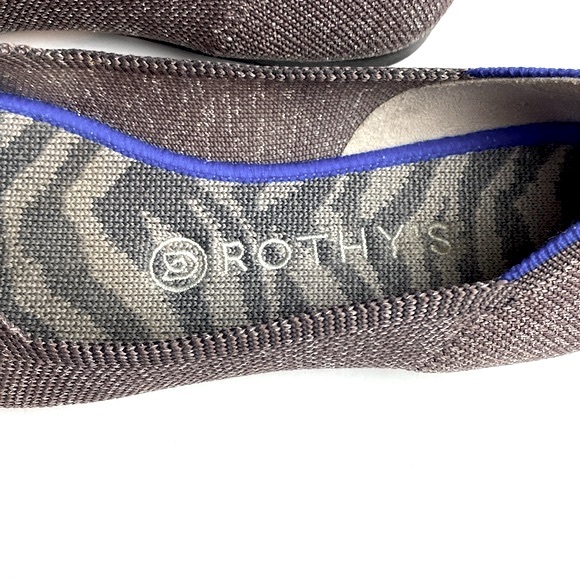 Rothy’s Women’s Round Toe Flats Twilight Metallic Size 8 - Picture 4 of 12